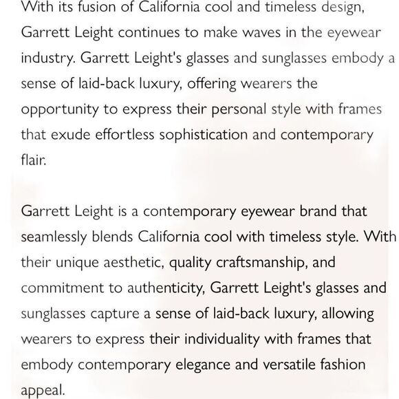 Garrett Leight California Optical Zephyr Sunglasses